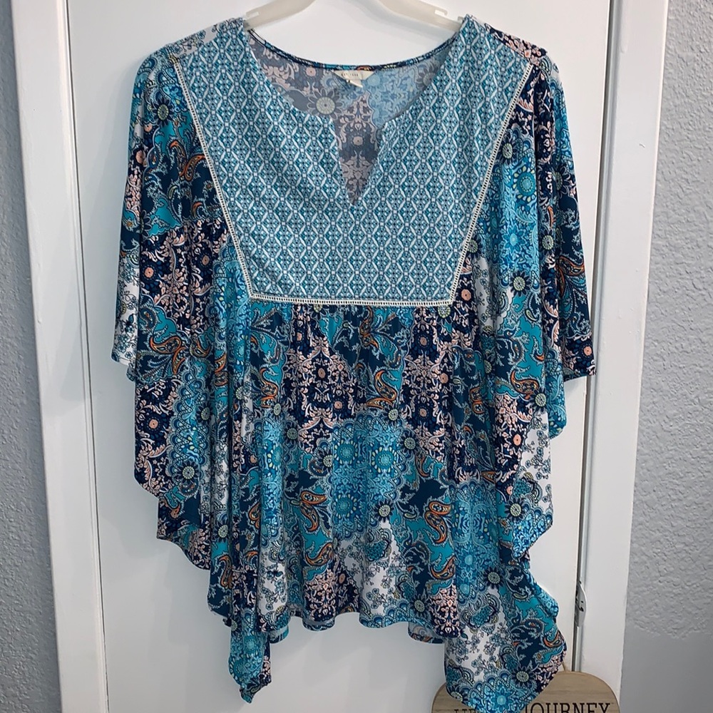 Est 1946 - Asymmetrical Blouse